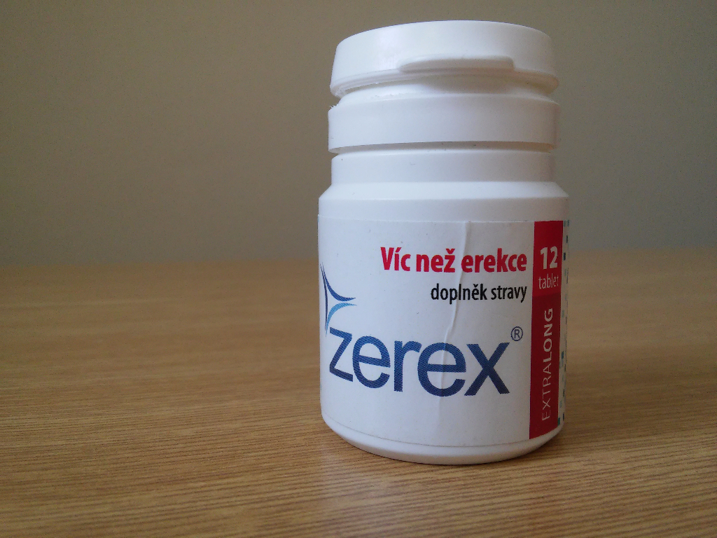 Zerex k léčbě erektilní dysfunkce.